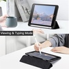 image:imageJETech Case Cover for iPad mini 5th4th Gen 20192015 Black  Clear Transparent Back Pencil Holder Slim Shockproof Protection TriFold Stand Auto WakeSleepBlack