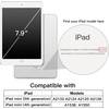 image:imageJETech Case Cover for iPad mini 5th4th Gen 20192015 Black  Clear Transparent Back Pencil Holder Slim Shockproof Protection TriFold Stand Auto WakeSleepBlack