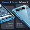 image:imageJETech Case for Google Pixel 10 Pro XL AntiYellowing Clear  Shockproof Protection Scratch Resistant Hard PC Back Durable Transparent TPU BumperBay