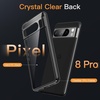 image:imageJETech Case for Google Pixel 10 Pro XL AntiYellowing Clear  Shockproof Protection Scratch Resistant Hard PC Back Durable Transparent TPU BumperBlack