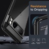 image:imageJETech Case for Google Pixel 10 Pro XL AntiYellowing Clear  Shockproof Protection Scratch Resistant Hard PC Back Durable Transparent TPU BumperBlack