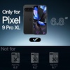 image:imageJETech Case for Google Pixel 10 Pro XL AntiYellowing Clear  Shockproof Protection Scratch Resistant Hard PC Back Durable Transparent TPU BumperBlack