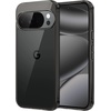image:imageJETech Case for Google Pixel 10 Pro XL AntiYellowing Clear  Shockproof Protection Scratch Resistant Hard PC Back Durable Transparent TPU BumperBlack