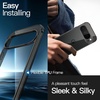 image:imageJETech Case for Google Pixel 10 Pro XL AntiYellowing Clear  Shockproof Protection Scratch Resistant Hard PC Back Durable Transparent TPU BumperBlack