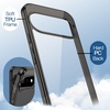 image:imageJETech Case for Google Pixel 10 Pro XL AntiYellowing Clear  Shockproof Protection Scratch Resistant Hard PC Back Durable Transparent TPU BumperBlack