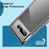 image:imageJETech Case for Google Pixel 10 Pro XL AntiYellowing Clear  Shockproof Protection Scratch Resistant Hard PC Back Durable Transparent TPU BumperClear