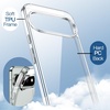 image:imageJETech Case for Google Pixel 10 Pro XL AntiYellowing Clear  Shockproof Protection Scratch Resistant Hard PC Back Durable Transparent TPU BumperClear