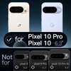 image:imageJETech Case for Google Pixel 10 Pro XL AntiYellowing Clear  Shockproof Protection Scratch Resistant Hard PC Back Durable Transparent TPU BumperClear