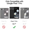 image:imageJETech Case for Google Pixel 10 Pro XL AntiYellowing Clear  Shockproof Protection Scratch Resistant Hard PC Back Durable Transparent TPU BumperClear