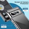 image:imageJETech Case for Google Pixel 10 Pro XL AntiYellowing Clear  Shockproof Protection Scratch Resistant Hard PC Back Durable Transparent TPU BumperClear