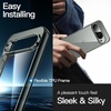 image:imageJETech Case for Google Pixel 10 Pro XL AntiYellowing Clear  Shockproof Protection Scratch Resistant Hard PC Back Durable Transparent TPU BumperHazel