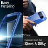 image:imageJETech Case for Google Pixel 10 Pro XL AntiYellowing Clear  Shockproof Protection Scratch Resistant Hard PC Back Durable Transparent TPU BumperIndigo