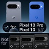 image:imageJETech Case for Google Pixel 10 Pro XL AntiYellowing Clear  Shockproof Protection Scratch Resistant Hard PC Back Durable Transparent TPU BumperIndigo