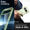 image:imageJETech Case for Google Pixel 10 Pro XL AntiYellowing Clear  Shockproof Protection Scratch Resistant Hard PC Back Durable Transparent TPU BumperJade