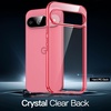 image:imageJETech Case for Google Pixel 10 Pro XL AntiYellowing Clear  Shockproof Protection Scratch Resistant Hard PC Back Durable Transparent TPU BumperPeony
