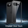 image:imageJETech Case for Google Pixel 9a AntiYellowing Clear  Shockproof Protection Scratch Resistant Hard PC Back Durable Transparent TPU BumperBlack