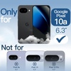 image:imageJETech Case for Google Pixel 9a AntiYellowing Clear  Shockproof Protection Scratch Resistant Hard PC Back Durable Transparent TPU BumperBlack