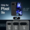 image:imageJETech Case for Google Pixel 9a AntiYellowing Clear  Shockproof Protection Scratch Resistant Hard PC Back Durable Transparent TPU BumperBlack