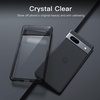 image:imageJETech Case for Google Pixel 9a AntiYellowing Clear  Shockproof Protection Scratch Resistant Hard PC Back Durable Transparent TPU BumperBlack