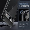 image:imageJETech Case for Google Pixel 9a AntiYellowing Clear  Shockproof Protection Scratch Resistant Hard PC Back Durable Transparent TPU BumperBlack