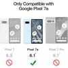 image:imageJETech Case for Google Pixel 9a AntiYellowing Clear  Shockproof Protection Scratch Resistant Hard PC Back Durable Transparent TPU BumperClear