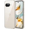 image:imageJETech Case for Google Pixel 9a AntiYellowing Clear  Shockproof Protection Scratch Resistant Hard PC Back Durable Transparent TPU BumperClear