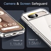 image:imageJETech Case for Google Pixel 9a AntiYellowing Clear  Shockproof Protection Scratch Resistant Hard PC Back Durable Transparent TPU BumperClear