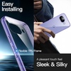 image:imageJETech Case for Google Pixel 9a AntiYellowing Clear  Shockproof Protection Scratch Resistant Hard PC Back Durable Transparent TPU BumperIris
