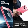 image:imageJETech Case for Google Pixel 9a AntiYellowing Clear  Shockproof Protection Scratch Resistant Hard PC Back Durable Transparent TPU BumperPeony