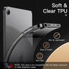 image:imageJETech Clear Case for iPad 6th5th Gen 97 20182017 Clear  Soft TPU Transparent Design Shockproof Slim ProtectionBlack