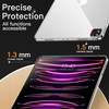 image:imageJETech Clear Case for iPad 6th5th Gen 97 20182017 Clear  Soft TPU Transparent Design Shockproof Slim ProtectionClear