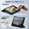 image:imageJETech Detachable Case Cover for iPad 9th8th7th Gen 102 Black  Magnetic Removable Cover Pencil Holder TriFold Stand Clear Back Auto WakeSleepBlack