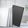 image:imageJETech Folio Case Cover for Samsung Galaxy Tab A8 105 Black  For SMX200X205X207 2022 Model MultiAngle Stand Cover Slim Protective Cover Auto WakeSleepBlack