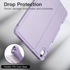 image:imageJETech Folio Case Cover for iPad Air 11 M4M3M2 amp iPad Air 54 Black  For iPad Air 11 20262024 amp Air 54 109 20222020 MultiAngle Stand Cover Pencil Holder Slim Cover Auto WakeSleepPurple