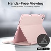image:imageJETech Folio Case Cover for iPad Air 11 M4M3M2 amp iPad Air 54 Black  For iPad Air 11 20262024 amp Air 54 109 20222020 MultiAngle Stand Cover Pencil Holder Slim Cover Auto WakeSleepPink