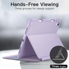 image:imageJETech Folio Case Cover for iPad Air 11 M4M3M2 amp iPad Air 54 Black  For iPad Air 11 20262024 amp Air 54 109 20222020 MultiAngle Stand Cover Pencil Holder Slim Cover Auto WakeSleepPurple