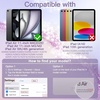image:imageJETech Glitter Case Cover for iPad Air 11 M4M3M2 amp iPad Air 54 Pink  For iPad Air 11 20262024 amp Air 54 109 20222020 Glitter Design Pencil Holder Clear Back Kids and GirlsFriendlySky Blue