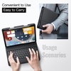 image:imageJETech Keyboard Case Cover for iPad 9th8th7th Gen 102 Black  Magnetic Detachable Bluetooth Keyboard Pencil Holder TPU Back Protection MultiAngle Stand LaptopStyle Typing ExperienceBlack