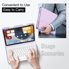 image:imageJETech Keyboard Case Cover for iPad 9th8th7th Gen 102 Black  Magnetic Detachable Bluetooth Keyboard Pencil Holder TPU Back Protection MultiAngle Stand LaptopStyle Typing ExperiencePurple