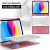 image:imageJETech Keyboard Case Cover for iPad 9th8th7th Gen 102 Black  Magnetic Detachable Bluetooth Keyboard Pencil Holder TPU Back Protection MultiAngle Stand LaptopStyle Typing ExperiencePink
