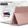image:imageJETech Keyboard Case Cover for iPad 9th8th7th Gen 102 Black  Magnetic Detachable Bluetooth Keyboard Pencil Holder TPU Back Protection MultiAngle Stand LaptopStyle Typing ExperienceRose Gold