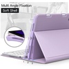 image:imageJETech Keyboard Case Cover for iPad 9th8th7th Gen 102 Black  Magnetic Detachable Bluetooth Keyboard Pencil Holder TPU Back Protection MultiAngle Stand LaptopStyle Typing ExperiencePurple