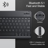 image:imageJETech Keyboard Case Cover for iPad 9th8th7th Gen 102 Black  Magnetic Detachable Bluetooth Keyboard Pencil Holder TPU Back Protection MultiAngle Stand LaptopStyle Typing ExperienceBlack