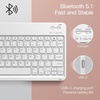 image:imageJETech Keyboard Case Cover for iPad 9th8th7th Gen 102 Black  Magnetic Detachable Bluetooth Keyboard Pencil Holder TPU Back Protection MultiAngle Stand LaptopStyle Typing ExperienceRose Gold