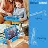 image:imageJETech Kids Case for Samsung Galaxy Tab A8 105 Blue  For SMX200X205X207 2022 Model Builtin Screen Protector Handle Stand Shockproof FullBody Protection KidFriendlyBlue