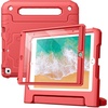 image:imageJETech Kids Case for iPad 6th5th Gen 97 20182017 Blue  Builtin Screen Protector 360 Rotating Handle Stand Shockproof FullBody Protection KidFriendly DesignRed