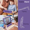 image:imageJETech Kids Case for iPad 6th5th Gen 97 20182017 Blue  Builtin Screen Protector 360 Rotating Handle Stand Shockproof FullBody Protection KidFriendly DesignDeep Purple