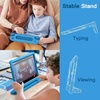 image:imageJETech Kids Case for iPad 6th5th Gen 97 20182017 Blue  Builtin Screen Protector 360 Rotating Handle Stand Shockproof FullBody Protection KidFriendly DesignBlue