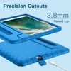 image:imageJETech Kids Case for iPad 6th5th Gen 97 Air 21 amp Pro 97 Blue  For iPad 97 20182017 Air 21 20142013 amp Pro 97 2016 Handle Stand Shockproof KidFriendlyBlue