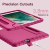 image:imageJETech Kids Case for iPad 6th5th Gen 97 Air 21 amp Pro 97 Blue  For iPad 97 20182017 Air 21 20142013 amp Pro 97 2016 Handle Stand Shockproof KidFriendlyPlum